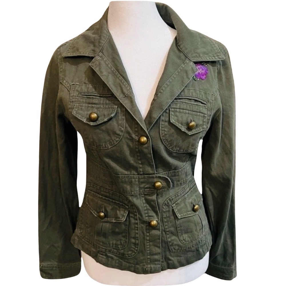 GIRL’s Arizona Army Green Jean Jacket size 14-16